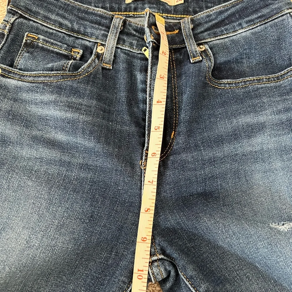 Levi’s 721 High Rise Distressed Skinny Jeans – Size 24 - Picture 15 of 15